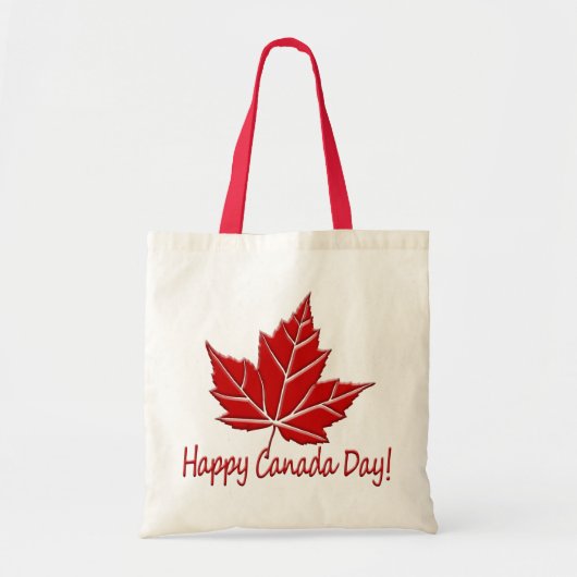 Happy Canada Day Tote Bag Custom Canada Bags Tragetasche (Vorne)