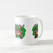 Happy Cancer Crab mit Star Kaffeetasse (VorderseiteRechts)