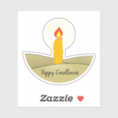 Happy Candlemas Aufkleber (Blatt)