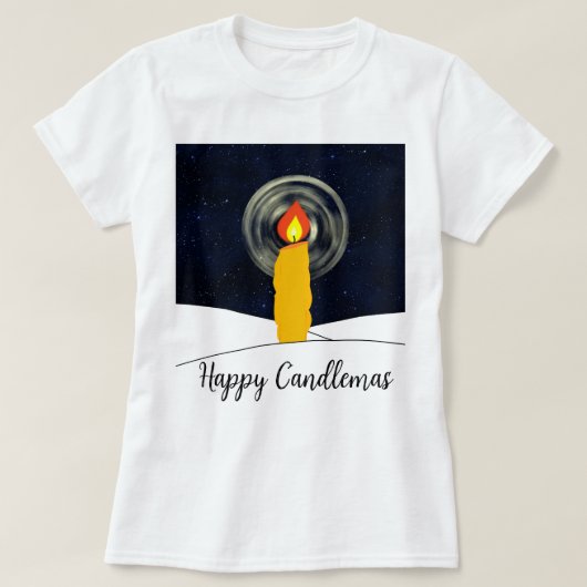 Happy Candlemas T-Shirt (Design vorne)