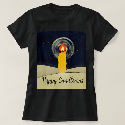 Happy Candlemas T-Shirt (Design vorne)