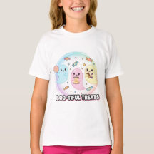 Happy Candy Ghosts Halloween T - Shirt - Niedlich 