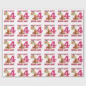 HAPPY CAPPY BRUH DAY Individuelle Kapybar-Verpacku Geschenkpapier (Flach)