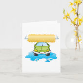 Happy Car Wash Karte (Gelbe Blume)