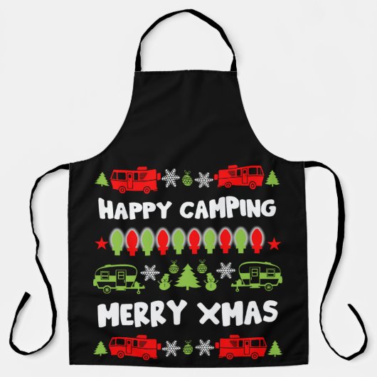 Happy Caravan Weihnachtszeit Schürze (Vorderseite)