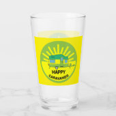Happy Caravaner | Caravan Geschenke | Wohnwagen | Glas (Rückseite)