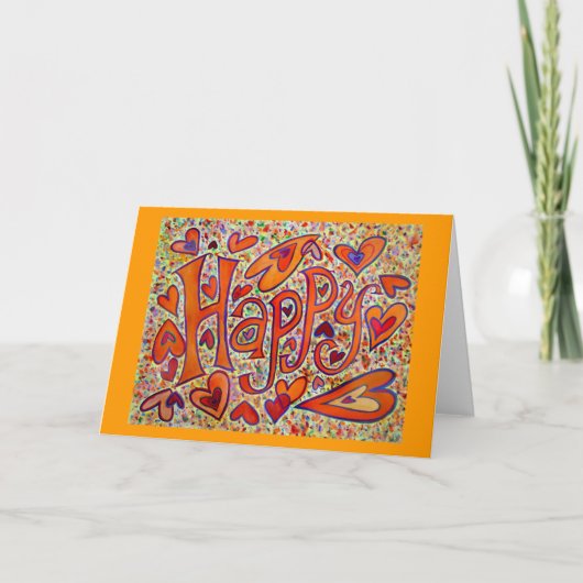 Happy Card Karte (Vorderseite)
