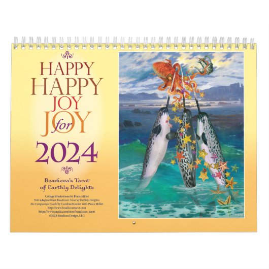 Happy Cards 2024 Tarot-Kalender Kalender (Titelbild)