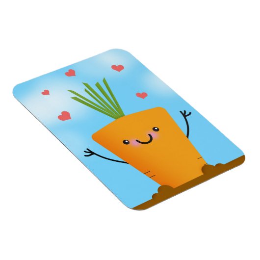 Happy Carrot Magnet (Rechte Seite)