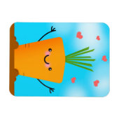 Happy Carrot Magnet (Horizontal)