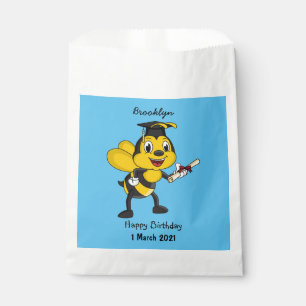 Happy Cartoon bee Abschluss Geschenktütchen