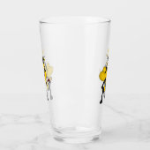 Happy Cartoon bee Abschluss Glas (Links)