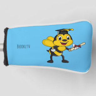 Happy Cartoon bee Abschluss Golf Headcover