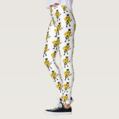 Happy Cartoon bee Abschluss Leggings (Links)