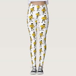 Happy Cartoon bee Abschluss Leggings