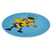 Happy Cartoon bee Abschluss Schneidebrett (Ecke)