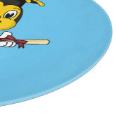 Happy Cartoon bee Abschluss Schneidebrett (Ecke)