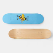 Happy Cartoon bee Abschluss Skateboard (Horizontal)