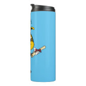 Happy Cartoon bee Abschluss Thermosbecher (Nach rechts gedreht)