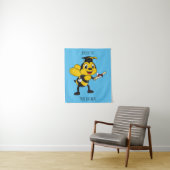 Happy Cartoon bee Abschluss Wandteppich (Beispiel)