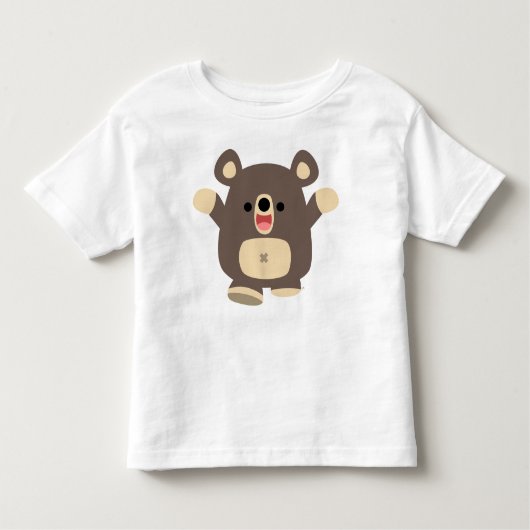 Happy Cartoon Black Bar Kinder T - Shirt (Vorderseite)