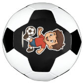Happy Cartoon Boy Playing Soccer Fußball (Gedreht)