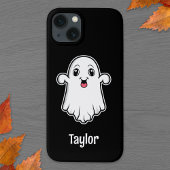 Happy Cartoon Ghost mit personalisierbarem Namen s Case-Mate iPhone Hülle