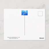 Happy Cartoon Llama Postkarte (Rückseite)