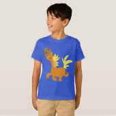 Happy Cartoon Pony Kids T - Shirt (Vorne ganz)
