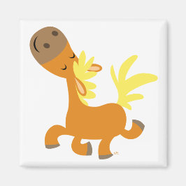 Happy Cartoon Pony Magnet
