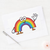 Happy Cartoon Rainbow Character Sticker (Umschlag)