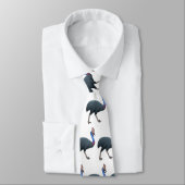 Happy Cassowary Vogel Cartoon Illustration Krawatte (Gebunden)