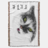 Happy Cat anpassbar Decke (Vorderseite Vertikal)
