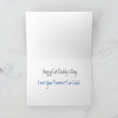 Happy Cat Daddy's Day - Vatertag Karte (Innenseite)