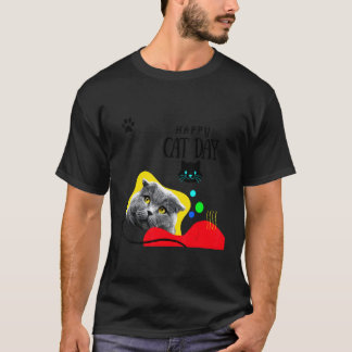 Happy Cat Day T-Shirt