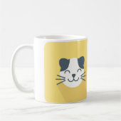 Happy Cat Face Tasse (Links)