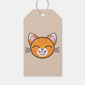 Happy Cat Geschenketiketts Geschenkanhänger (Vorderseite)