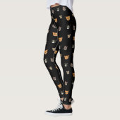 Happy Cat Heads - Muster Leggings (Links)
