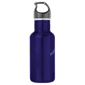 Happy Cat individuelle Name Wasserflaschen Edelstahlflasche (Rückseite)