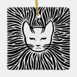 Happy Cat Keramikornament