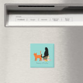 Happy Cat Lady Magnet (In Situ (Geschirrspüler))