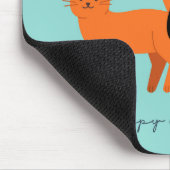 Happy Cat Lady Mousepad (Ecke)