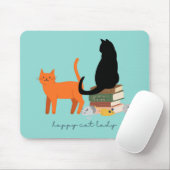 Happy Cat Lady Mousepad (Mit Mouse)