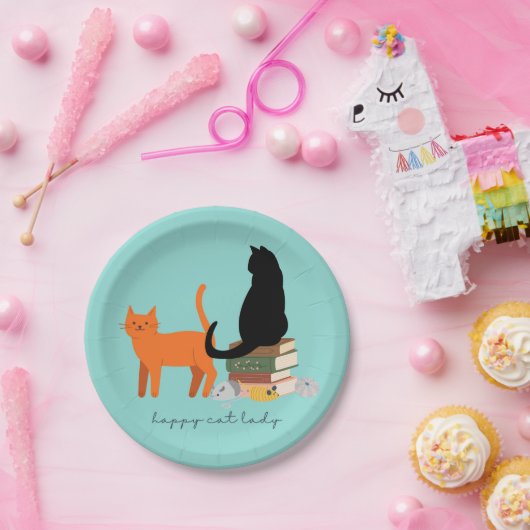Happy Cat Lady Pappteller (Party)