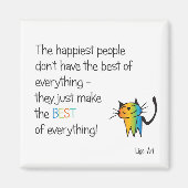 HAppy cat Magnet (Vorne)