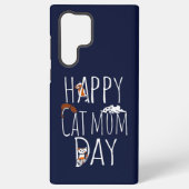 Happy Cat Mama Day | Geschenk S23 Fall 🐾 📱 Samsung Galaxy Hülle (Rückseite)