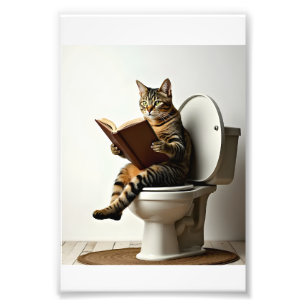 Happy Cat: Niedliches Kitten-Design für Katzen-Lie Fotodruck