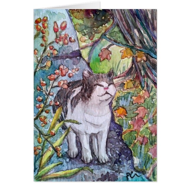 Happy Cat notecard (Vorne)