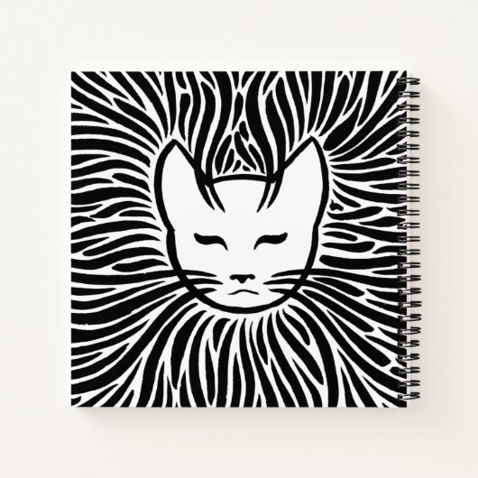 Happy Cat Notizblock (Rückseite)