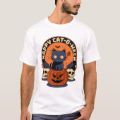 Happy Cat-O-Ween T-Shirt (Vorderseite)
